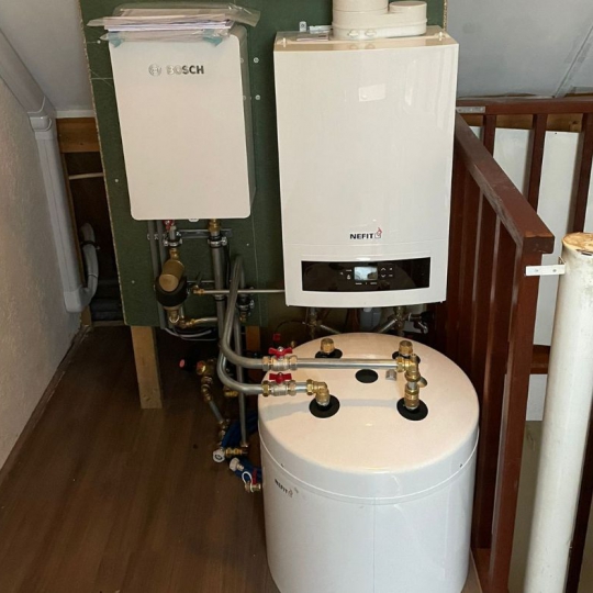 Installatie hybride warmtepomp