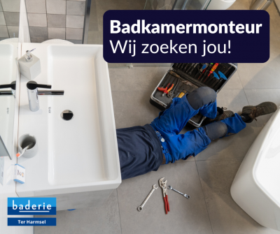 Gezocht: Badkamermonteur - Ter Harmsel