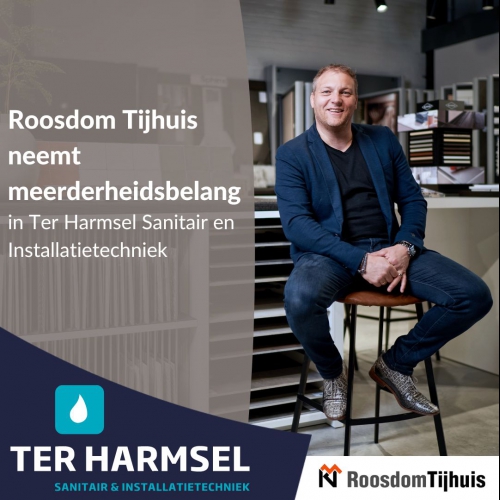 Ter Harmsel | Roosdom Tijhuis neemt meerderheidsbelang in Ter Harmsel Sanitair en Installatietechniek