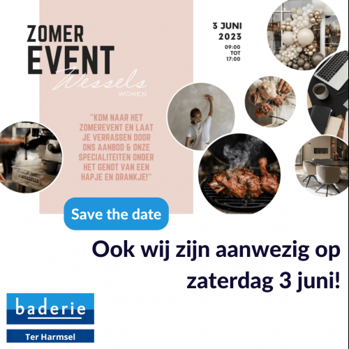 Ter Harmsel | Op zaterdag 3 juni zijn wij aanwezig bij het Wessels Wonen Zomerevent!