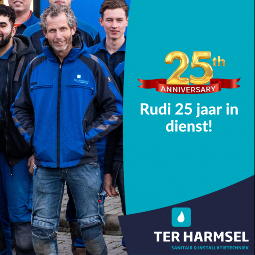 Ter Harmsel | Rudi 25 jaar in dienst!