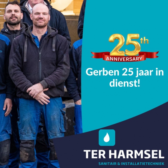 Ter Harmsel | Gerben 25 jaar in dienst!