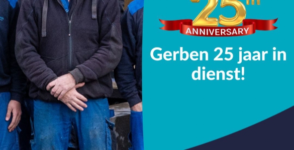 Gerben 25 jaar in dienst! - Ter Harmsel