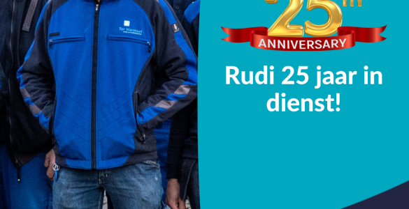 Rudi 25 jaar in dienst! - Ter Harmsel