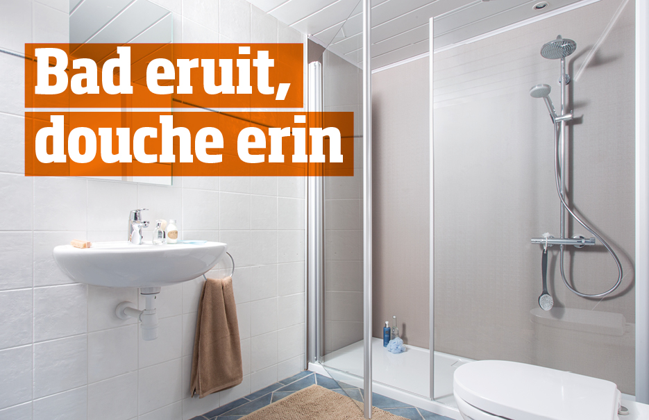 Bad eruit, douche erin